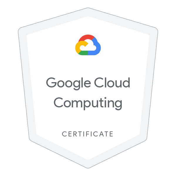 Google Cloud Computing Foundations badge